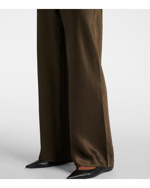 Vince Brown Gerade Hose Aus Satin