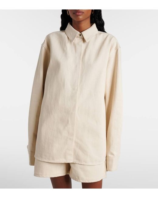 Jil Sander Natural Jeanshemd