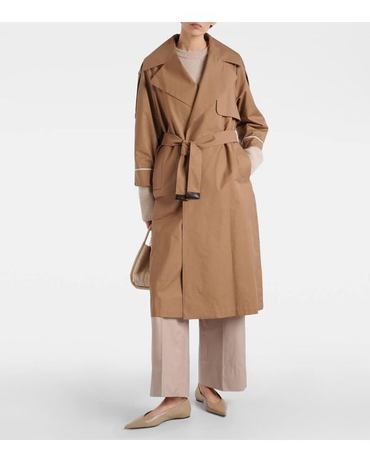Max Mara The Cube Utrench Trench Coat in Brown | Lyst