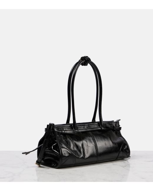 Prada Black Medium Leather Shoulder Bag