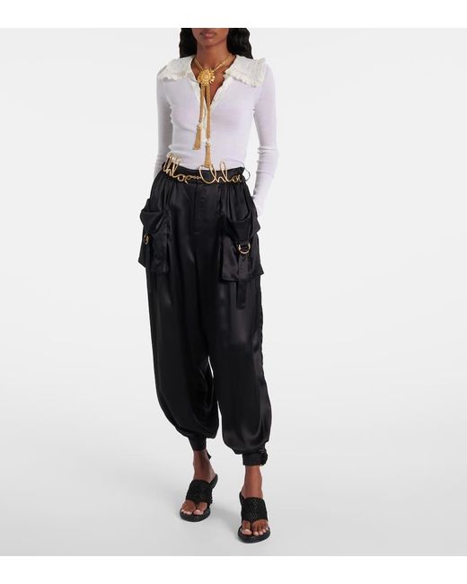 Pantaloni Cargo di Chloé in Black