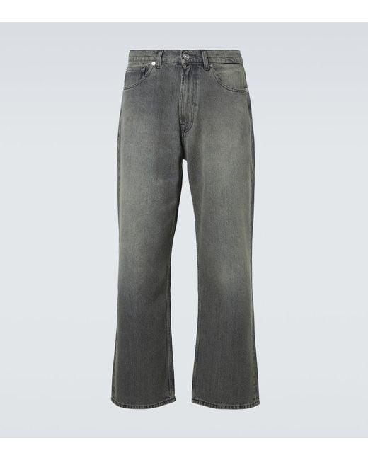 Our Legacy Gray Third Cut Faded Straight Jeans for men