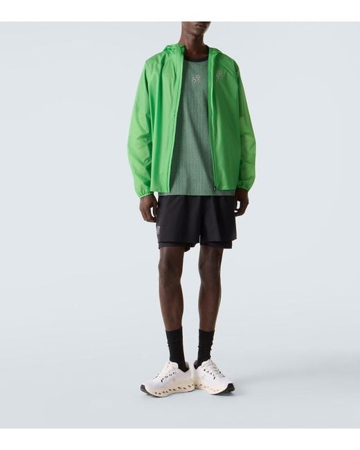 Loewe Green X On Active Woven T-Shirt for men