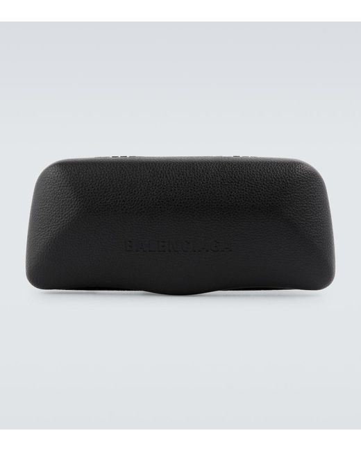 Balenciaga Gray Rectangular Sunglasses for men