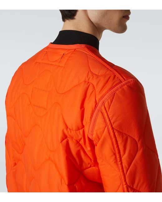 Junya Watanabe Red Ark Air Quilted Ripstop Jacket for men