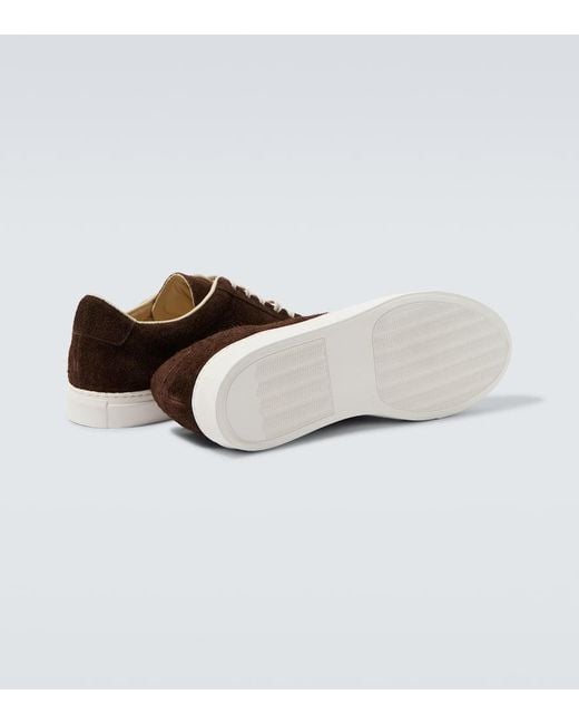 Baskets Achilles En Daim Common Projects pour homme en coloris Brown