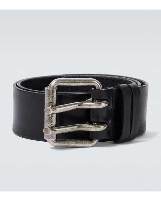 Cinturon Biker De Piel Saint Laurent de hombre de color Black