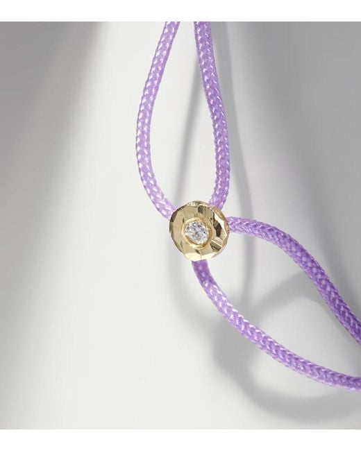 Octavia Elizabeth Metallic Parachute Nesting Gem 18Kt Bracelet With Diamond
