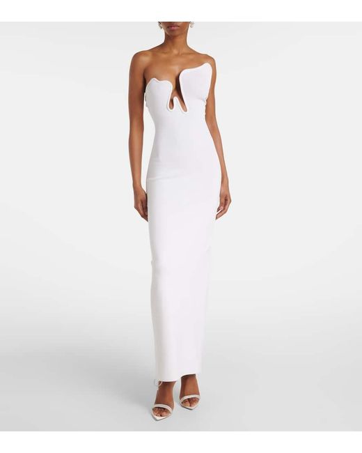 Robe De Mariee Longue Salacia Christopher Esber en coloris White