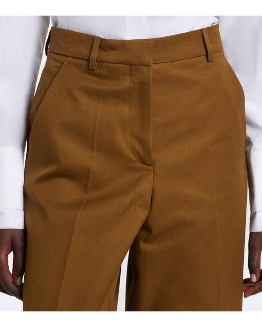 Altuzarra Green Bix Cotton Tapered Pants