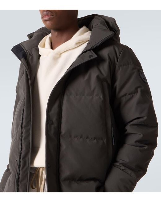 Canada Goose Brown Wyndham Hooded Down Jacket for men