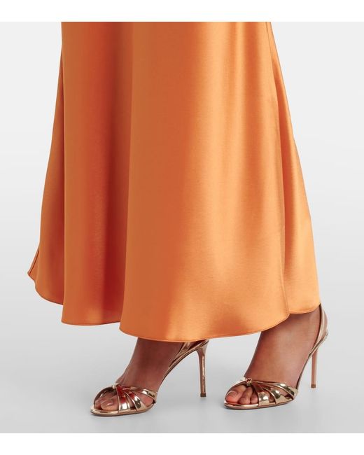 Galvan Orange Slipdress Provence Aus Satin