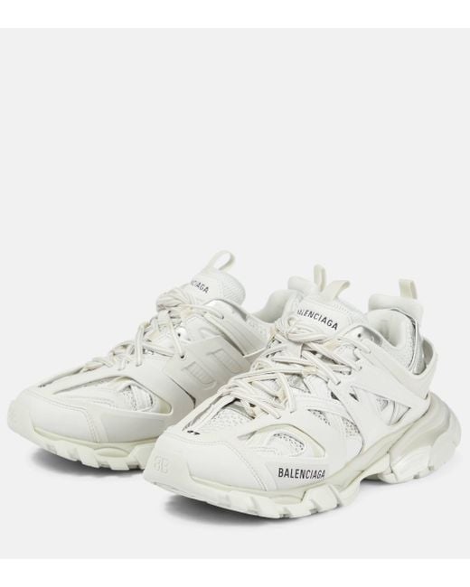 Balenciaga White Track Sneakers