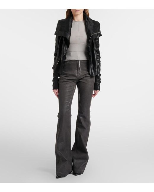 Rick Owens Gray Temple Virgin Wool Tank Top