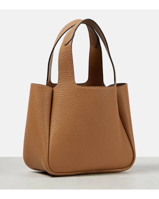 Prada Brown Mini Leather Tote Bag