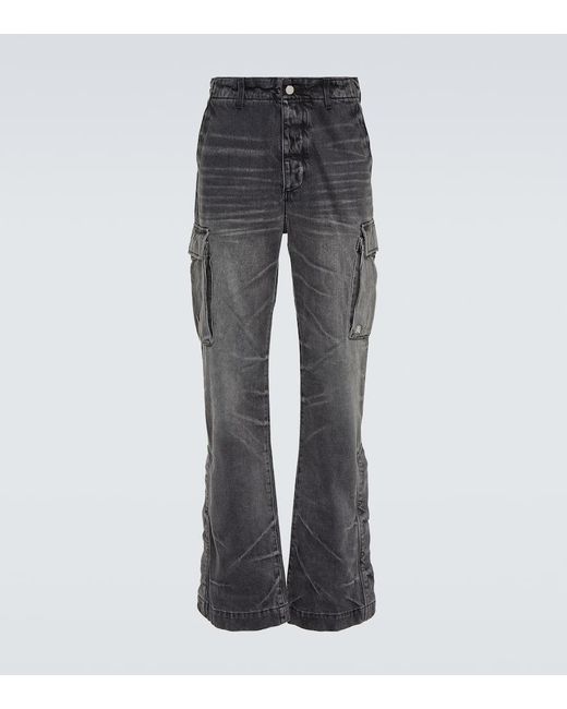 Amiri Gray M65 Cargo Jeans for men