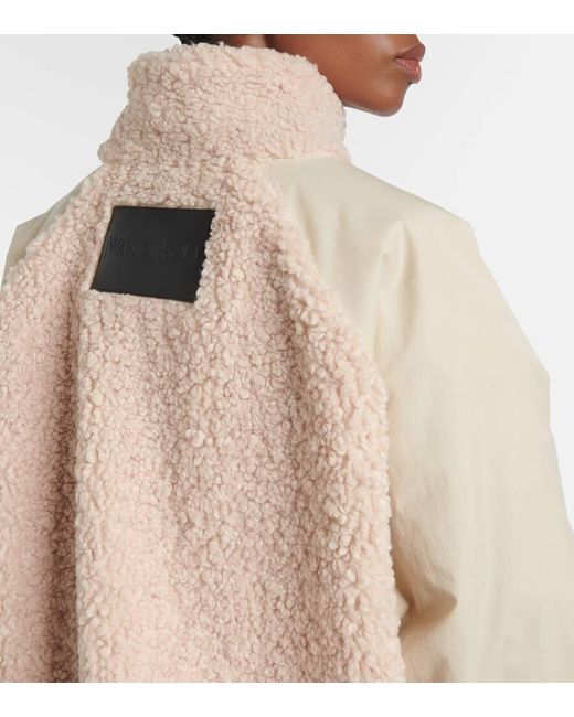 J.W. Anderson Natural Jacke Aus Fleece