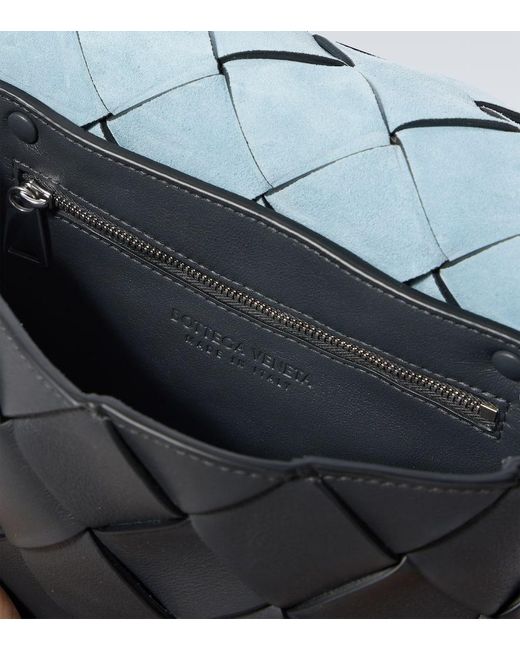 Bottega Veneta Messenger Bag Diago Small Aus Leder in Black für Herren