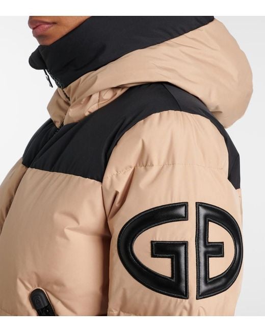 Goldbergh Black Village Quilted Down Ski Jacket