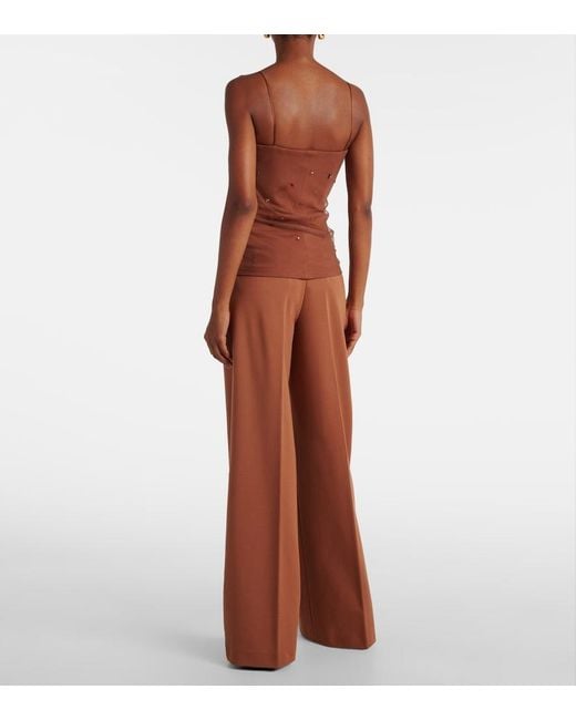Dorothee Schumacher Brown Emotional Essence Embellished Corset