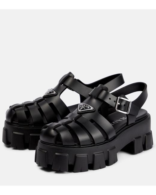 Prada Black Sandals