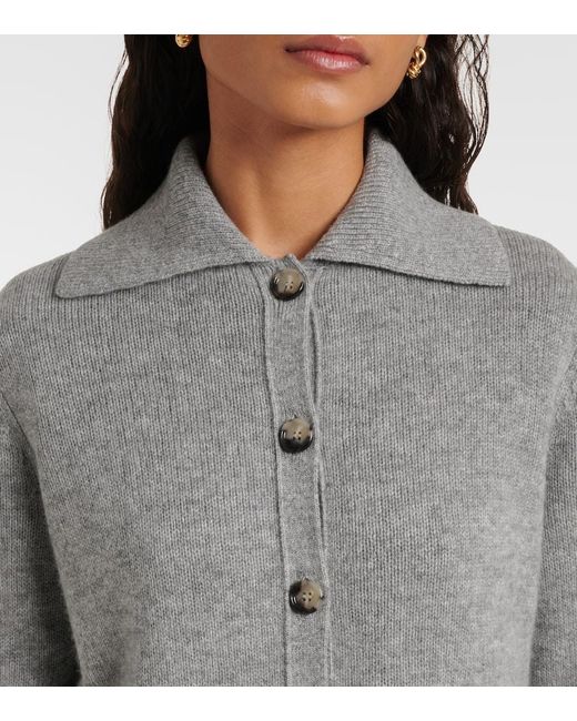 Jardin Des Orangers Gray Cashmere Cardigan