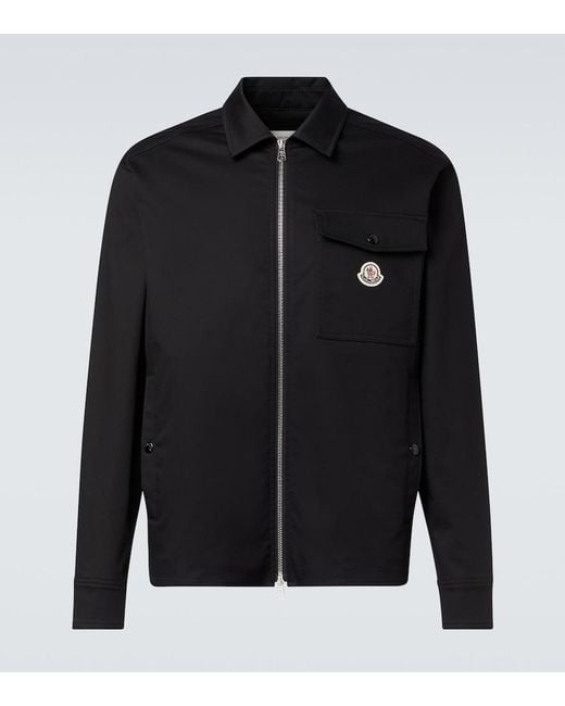 Moncler Black Archivio Cotton Blouson Jacket for men