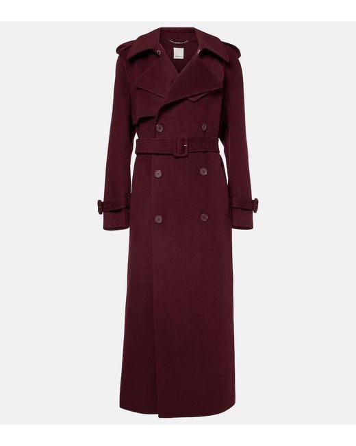 Manteau Rumi En Laine Melangee Jonathan Simkhai en coloris Purple