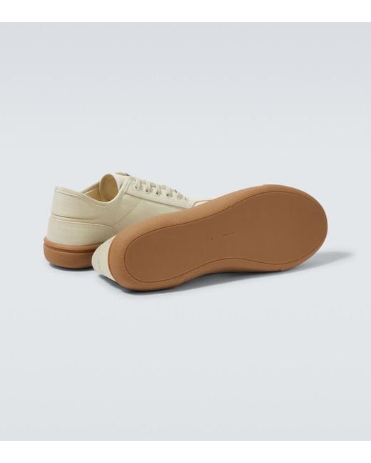 The Row White Canvas Sneakers for men