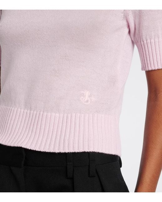Jil Sander Pink Plus Virgin Wool Sweater