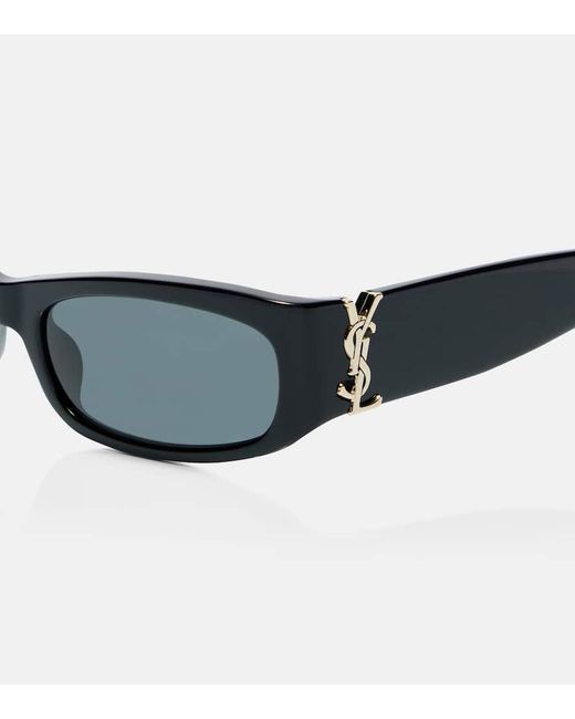 Saint Laurent Blue Eckige Sonnenbrille Sl M152
