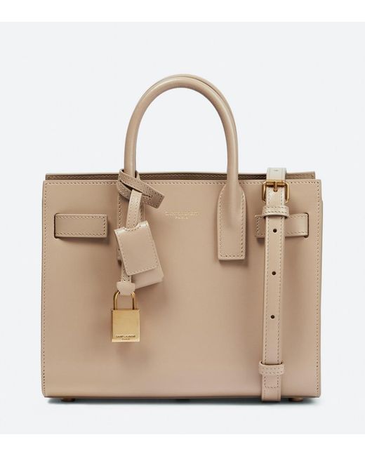 Sac De Jour Baby en cuir Saint Laurent en coloris Natural