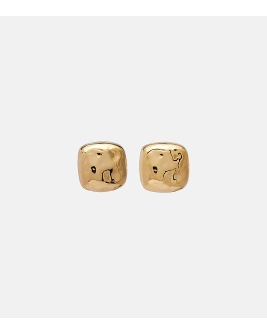 DEHANCHE White Tetra Large-Plated Sterling Earrings