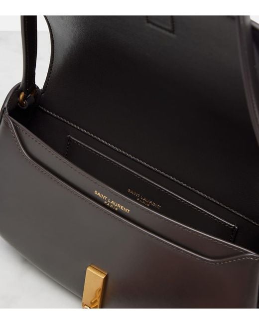 Saint Laurent Black Schultertasche Voltaire Mini Aus Leder
