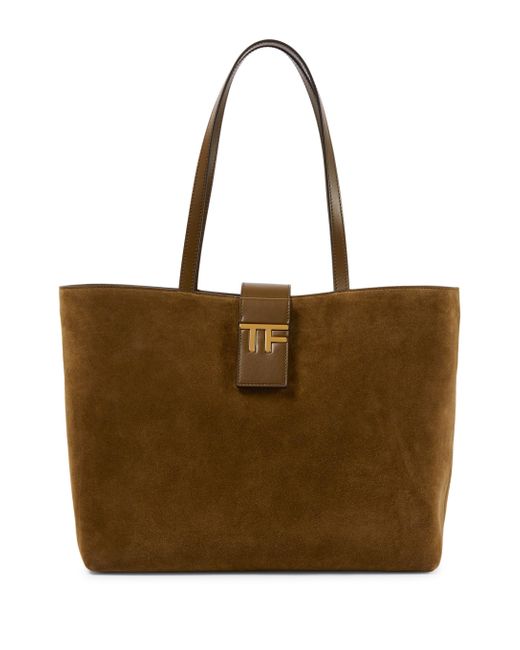 Tom Ford Tf Small Suede Tote Bag | Lyst UK