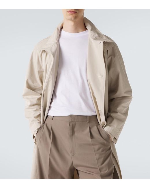 The Row Natural Nivara Cotton Poplin Coat for men