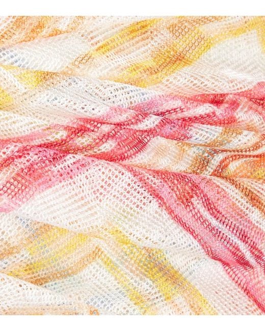 Missoni Pink Zigzag Lame Head Wrap