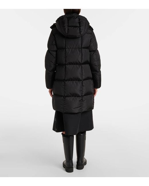 Moncler Black Daunenmantel