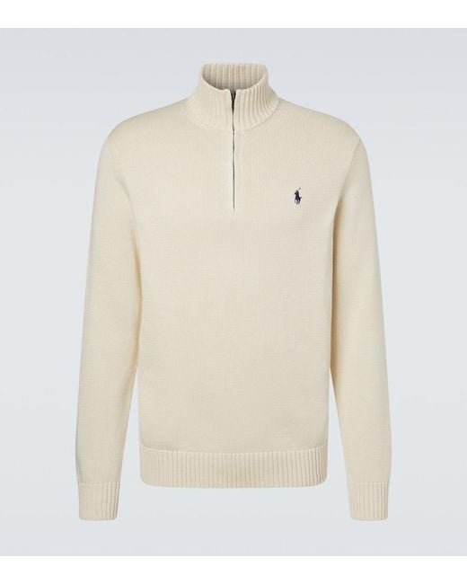 Polo Ralph Lauren Pullover Aus Baumwolle in Natural für Herren