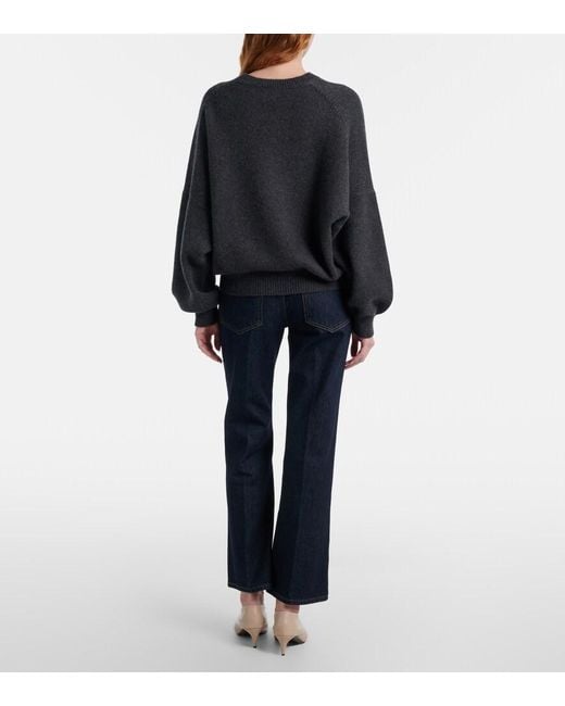 Khaite Blue Clara Flared Jeans