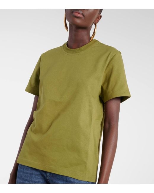 Bottega Veneta Green Crewneck T-Shirt