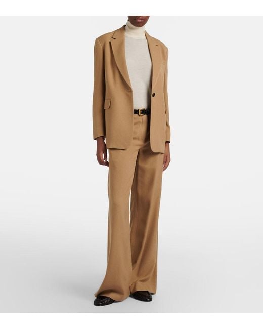 The Row Natural Ezri Silk Blazer