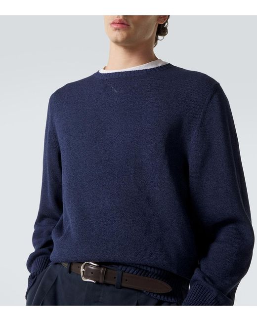 Pull En Coton STÒFFA pour homme en coloris Blue