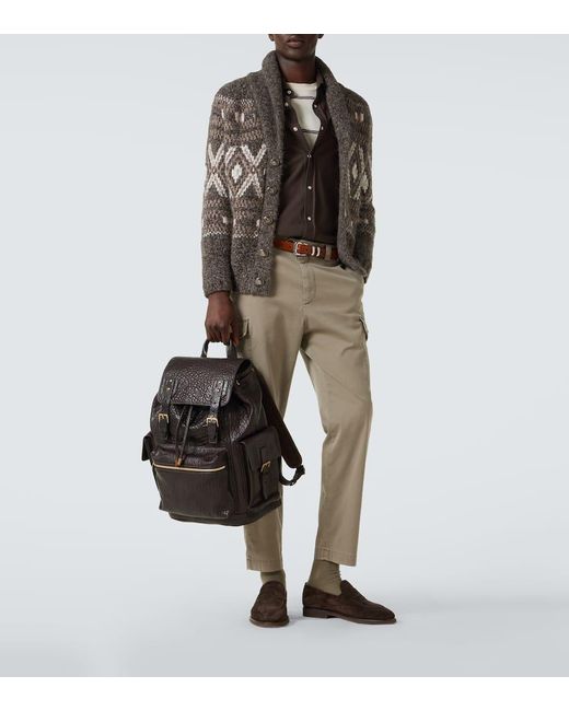 Mocassini di Brunello Cucinelli in Brown da Uomo
