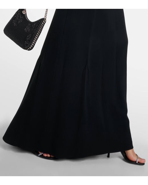 Stella McCartney Black Crystal-embellished Cutout Gown