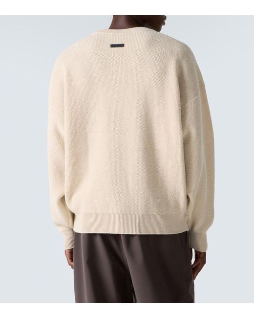 Fear Of God Natural Virgin Wool Sweater for men