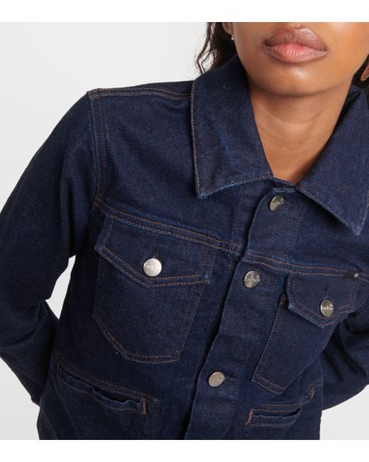 X EmRata – Veste en jean Jerrie AG Jeans en coloris Blue
