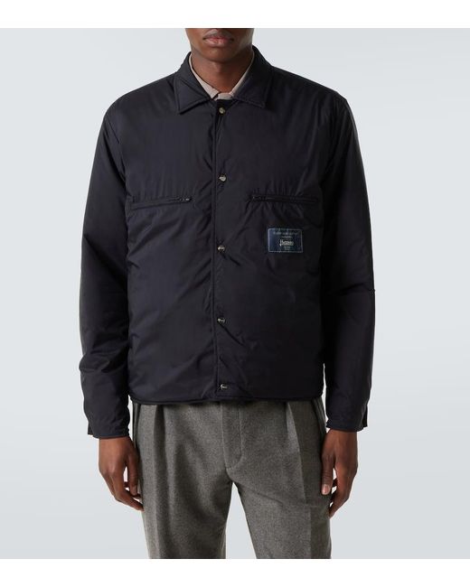 Herno Blue Padded Technical Jacket for men