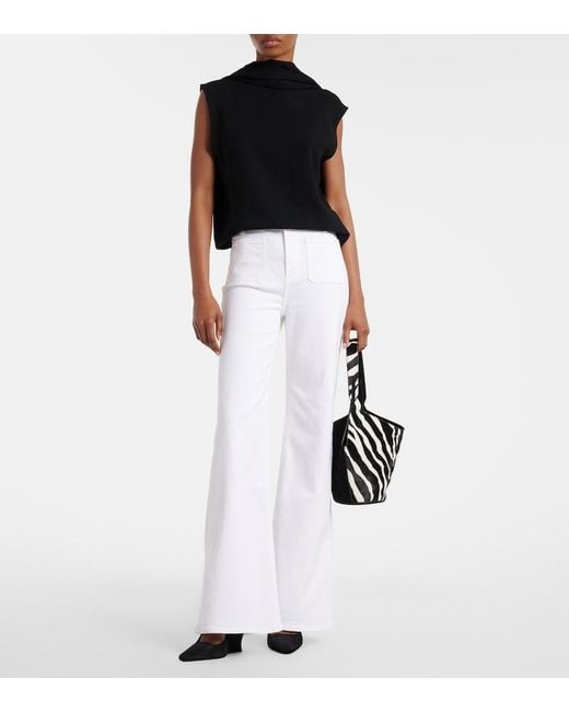 Citizens of Humanity White Kimberly Flared Jeans
