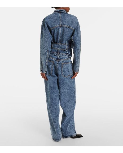 Alaïa Blue Denim Jackets